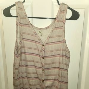 PURPLE AND PINK STRIPED SHIRT